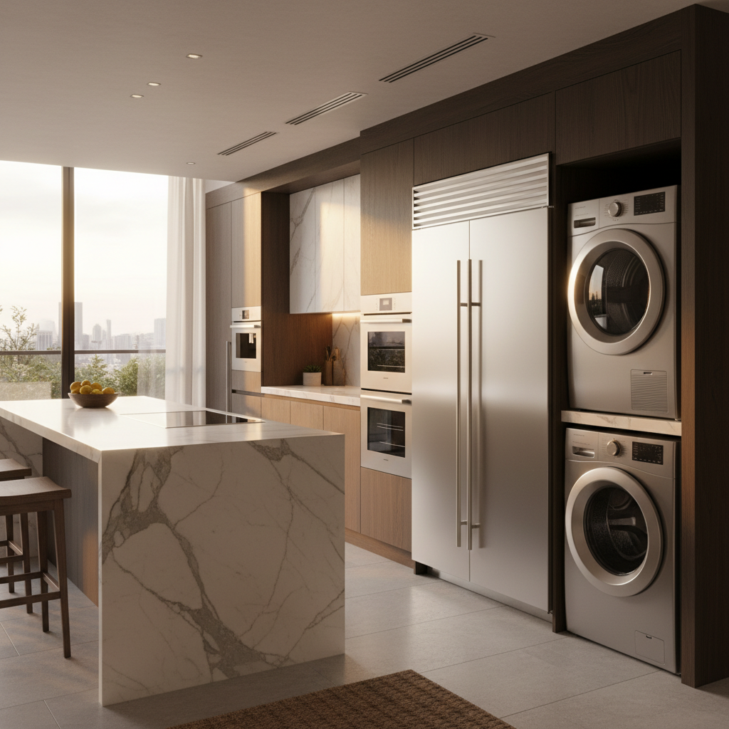 Premium household appliance suite